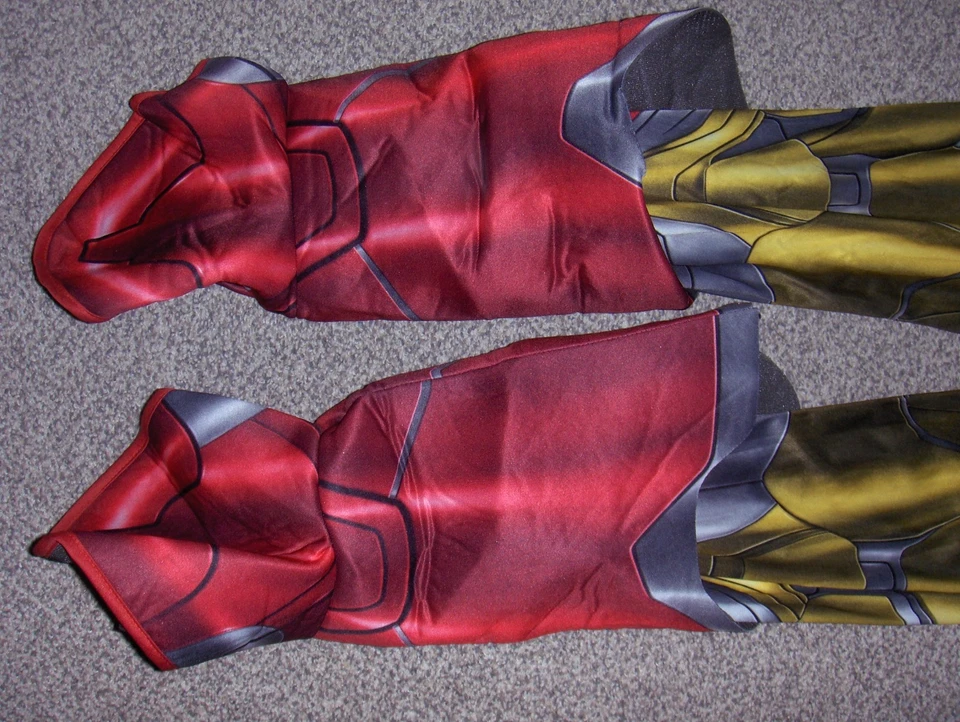 鲁比漫威复仇者联盟钢铁侠服装大号标准*无面具* — 第 4/4 张图片