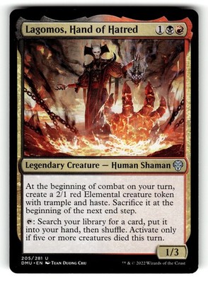 Lagomos, Hand of Hatred Dominaria United Regular U 205 LP
