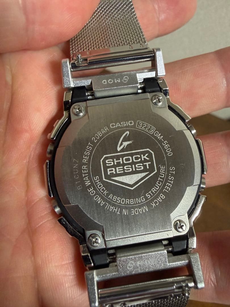 Casio G-Shock 3229 JA Aftermarket Band Adapter Mesh Band Watch image 4