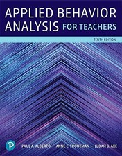 Applied Behavior Analysis for Teachers 10th Edition,