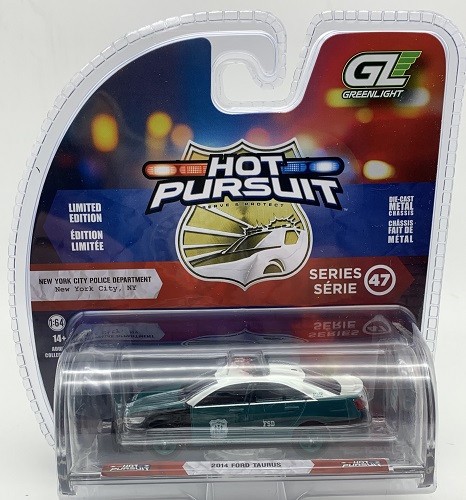 Ford Taurus New York Police Department Greenlight 1:64 Hot Pursuit Serie 47 NEU-image