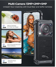 sealed New Oukitel WP36 6.52" 16 8 8 /128GB 128dB Loud Speaker 10600mAh Rugged