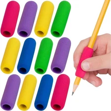 Soft Foam Pencil Grips for Kids, Ergonomic Writing Aid for Left and Right