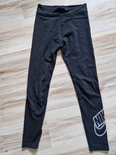 Nike Sportleggins Gr. S, Schwarz mit Logo