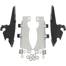 Memphis Shades Trigger-Lock Mounting Kit - Black / Fats And Slim Windshields