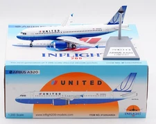 InFlight 200 1:200 United Airlines Airbus A320-200 N439UA Diecast Model Aircraft