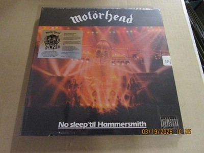 MOTORHEAD No Sleep 'Til Hammersmith 3XLP Vinyl Box Set New! Sealed! 2016 BMG