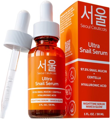 Korean Skin Care 97.5% Snail Mucin   K Beauty Skincare Anti Cica Night Hyalur...