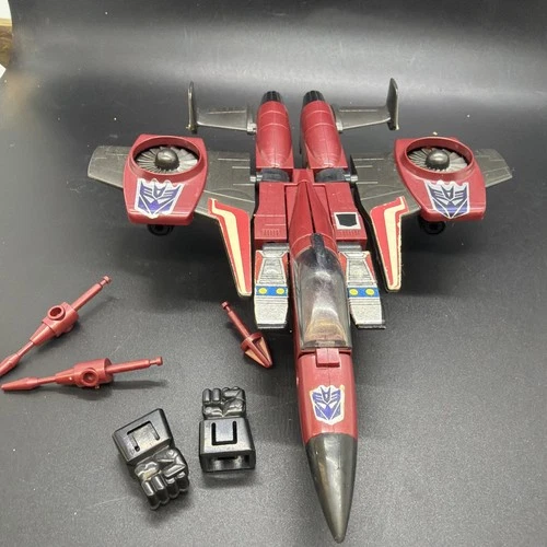 Hasbro Transformers G1 Thrust – Vintage Decepticon Jet – Used – 99% Complete