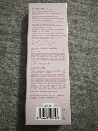 KYLIE JENNER Matte Liquid Lipstick & Lip Liner Kit Shade 808 - Picture 2 of 3