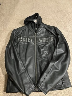 Harley Davidson Reflective Road Warrior 3-in-1 Leather Jacket