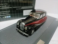Matrix 1:43 Jaguar Daimler Daimler DB18 Hooper 1951 Black and Red Car Model 
