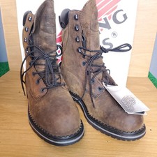 Red Wing 2211 Dynaforce 8" Safety Toe Work Boots Brown Size 10 D Made In USA