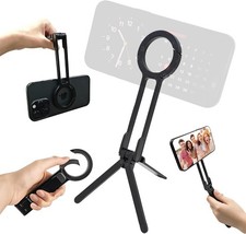 Magnetic Phone Tripod Stand,Universal Tripod,Magnetic Ring,Foldable Adjustable