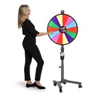 WinSpin 24" 3in1 Prize Wheel with Mobile Base Spinning Raffle Trade Show Market — photo 1
