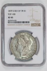 1879-S REVERSE 1878 MORGAN DOLLAR NGC XF45