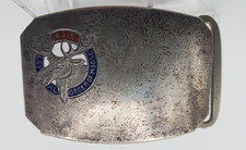 Vintage One of a Kind Elgin AM Sterling Loyal Order Of Moose Belt Buckle 17g