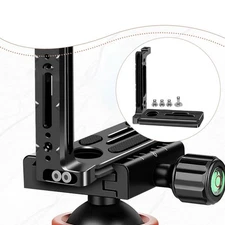 Camera L Bracket Aluminum Alloy Professional Premium Cold Shoe Mount Adapter