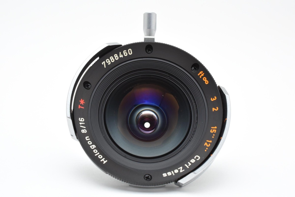 【希少】Carl Zeiss Hologon T* 16mm F8 Gマウント Top Mint] Contax Carl Zeiss Hologon T* 16mm f/8 Lens G1 G2 From