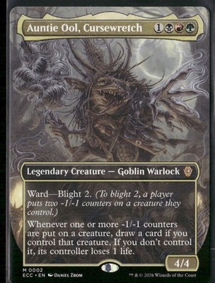MTG Lorwyn Eclipsed Auntie Ool, Cursewretch  0002 (Borderless)  ECC