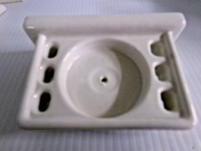 Vintage Gloss White Ceramic Tile/ Porcelain Toothbrush Holder for 6 Cup