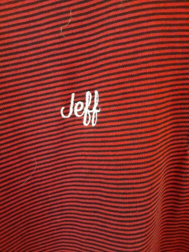 Vintage BETHMANS COASTAL Gas Station Attendant Uniform Striped Polo work Shirt - Picture 4 of 8