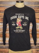 Vintage Disney Snow White Grumpy Tough Guys Long Sleeve Shirt XL