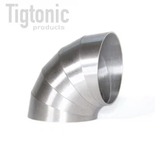 Tigtonic 2.5" Stainless 304 Pie Cuts 90° Tight Radius Bend Tubing Exhaust 5 Pack