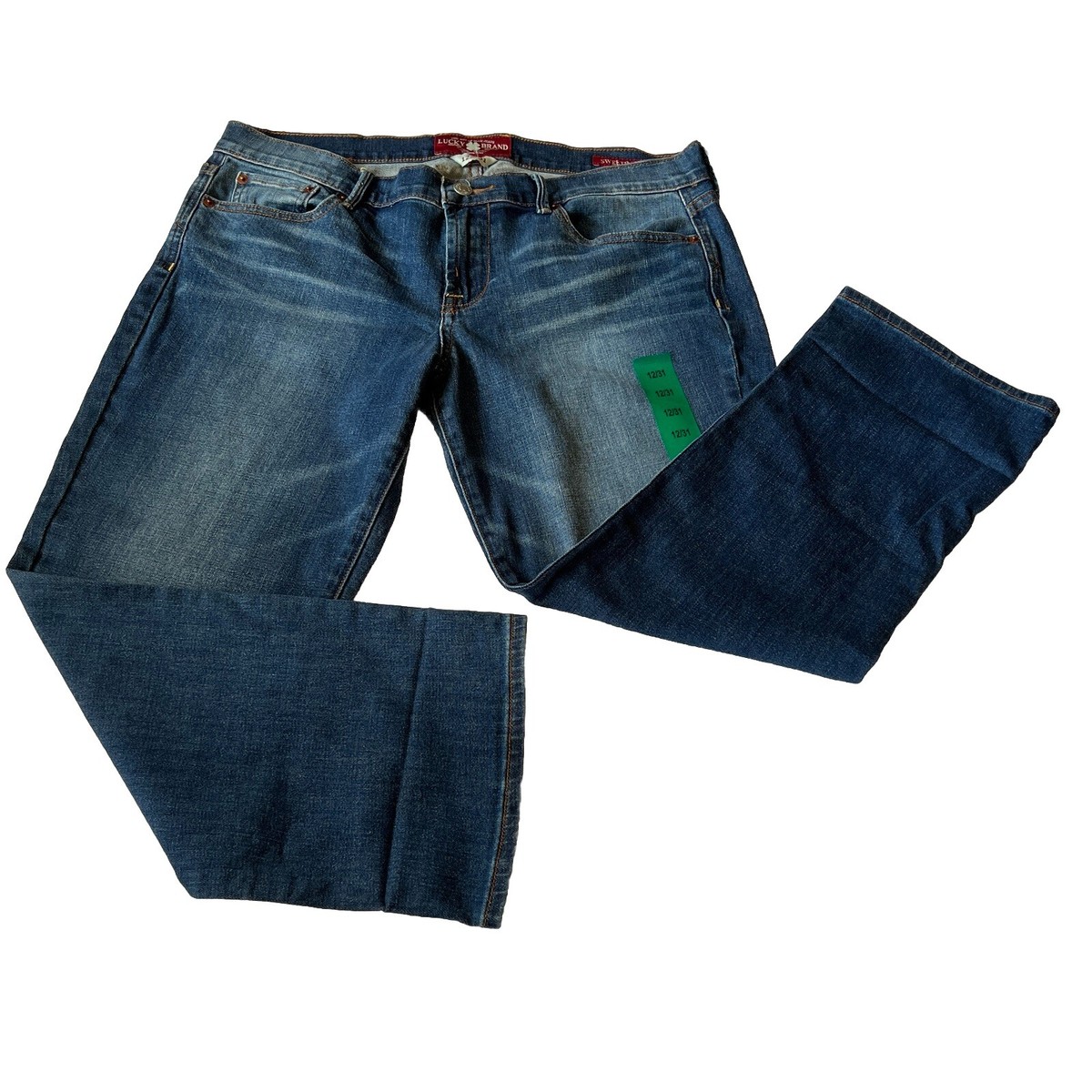 Lucky Brand Sweet’n Crop Mid Rise Stretch Blue Jeans Women’s Size 4/27 NWOT