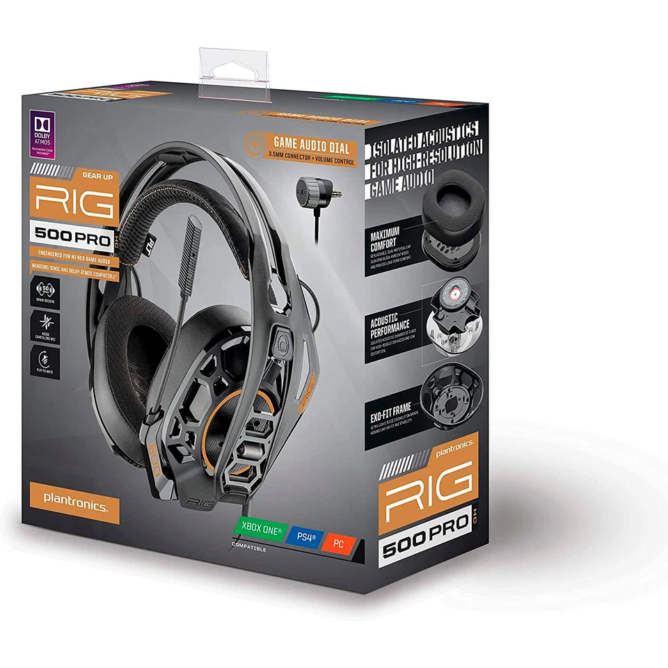 Auriculares Plantronics RIG 500 PRO HC DOLBY ATMOS para PS4/PS5 y XBox One - Imagen 4 de 4