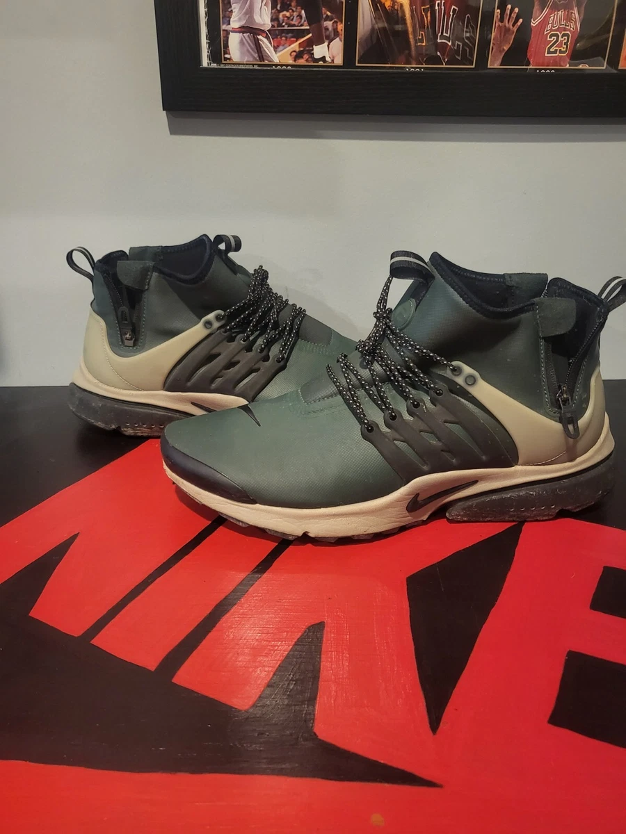 Air presto mid utility grove cheap green/black-khaki