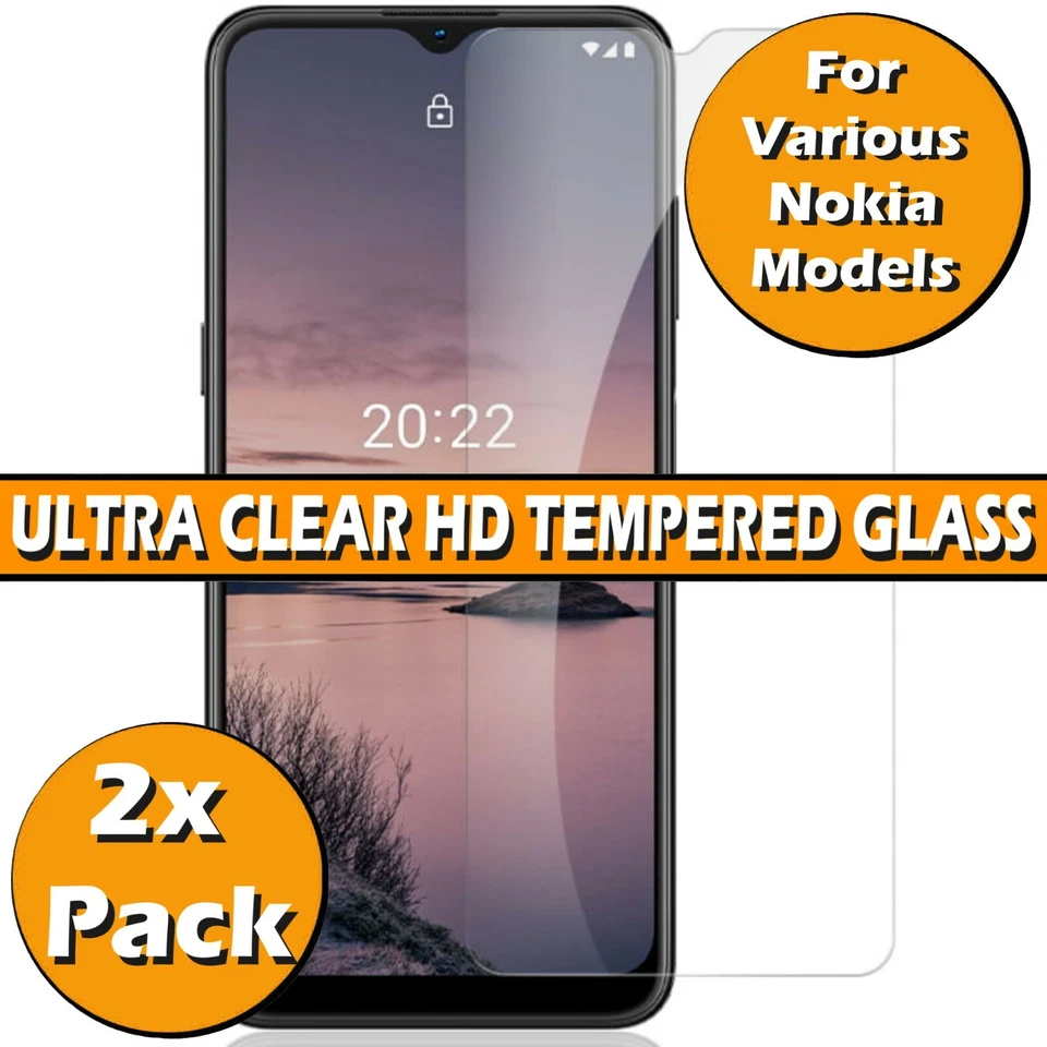Gorilla Tempered Glass Screen Protector For Nokia G21, G10, C21 Plus, X10 & X20