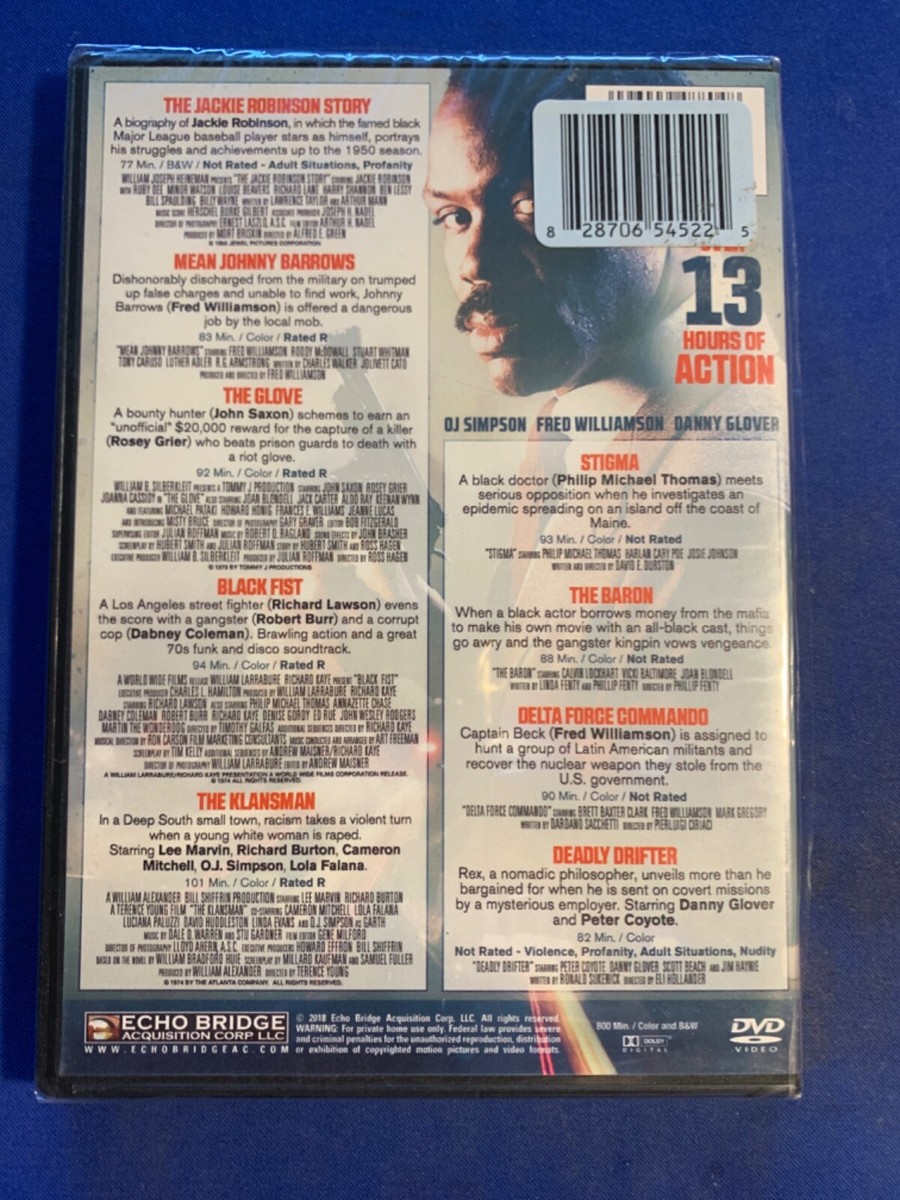 9 Action Movies (DVD) w/ OJ Simpson/Danny Glover..….BRAND