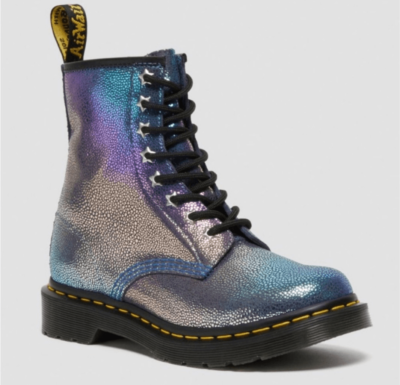 NWT Dr. Martens 1460 Rainbow Ray Mermaid Suede Lace Up  display picture 1