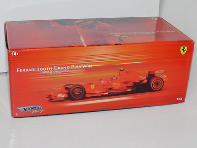 Ferrari F2007 200TH K. RAIKKONEN Win Chinese Grand Prix HOTWHEELS