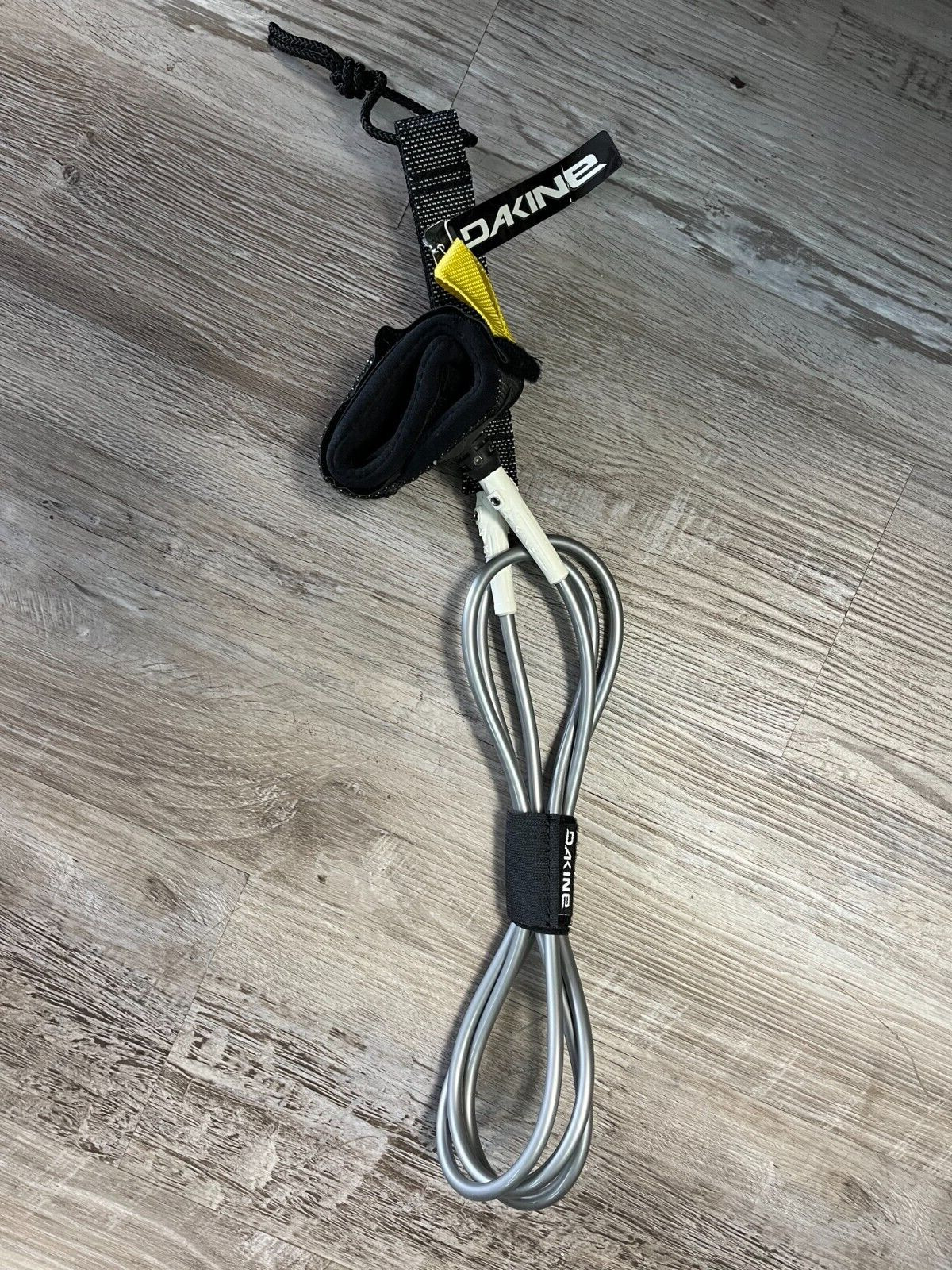 Dakine Kainui Team 7' x 1/4" Surf Surfing Leash Silver Closeout