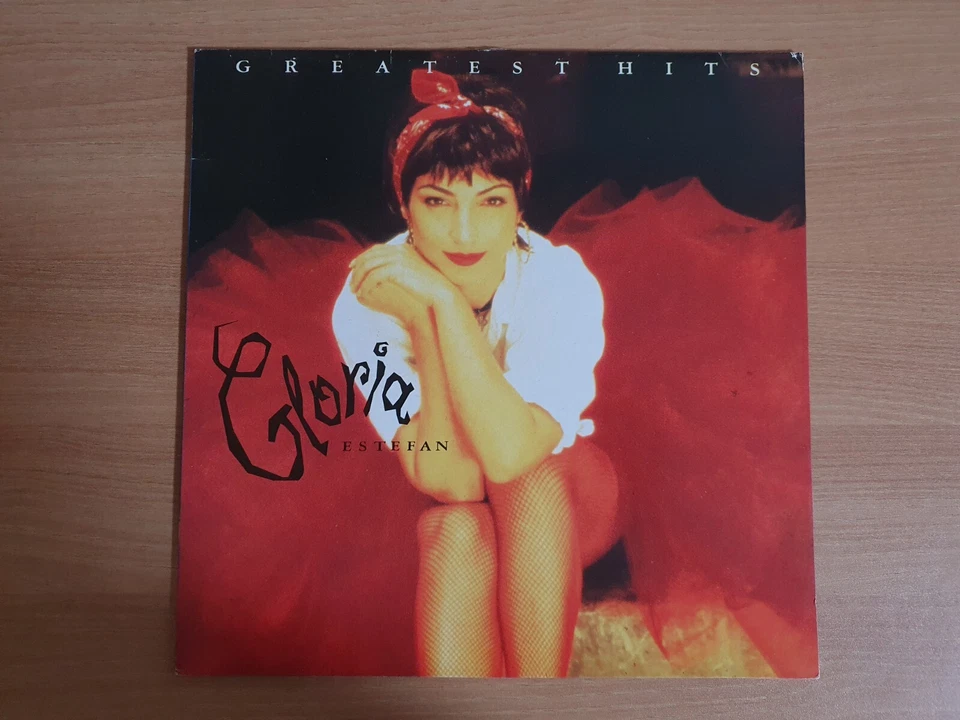 GLORIA ESTEFAN 14 TRACKS GREATEST HITS Korea Vinyl LP 1992 INSERT - Image 2 of 4