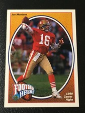 Joe Montana 1991 Upper Deck Heroes #8 San Francisco 49ers