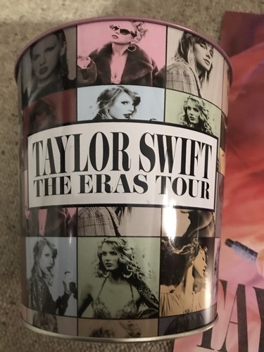 Taylor Swift Die Epochen Tour Film Eimer Dose Combo Tasse und Poster - Bild 3 von 4