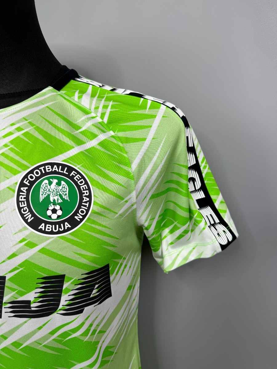 NIGERIA PRE-MATCH 2018 SHIRT SOCCER FOOTBALL JERSEY NIKE 893364