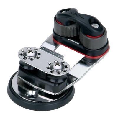 Harken Micro Cam Base mit Drehgelenk und 16 mm Rollen (462)