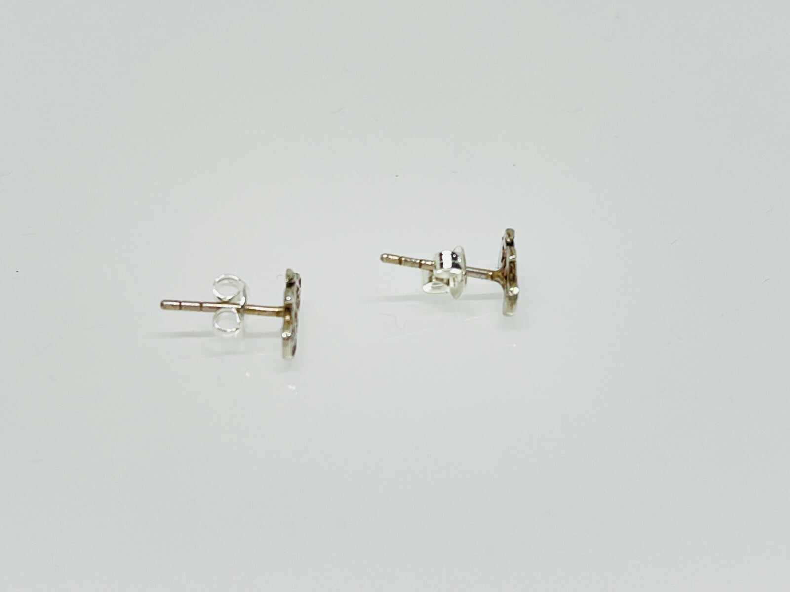 Gorgeous Solid Bicycle Design Stud Earrings 925 S… - image 10