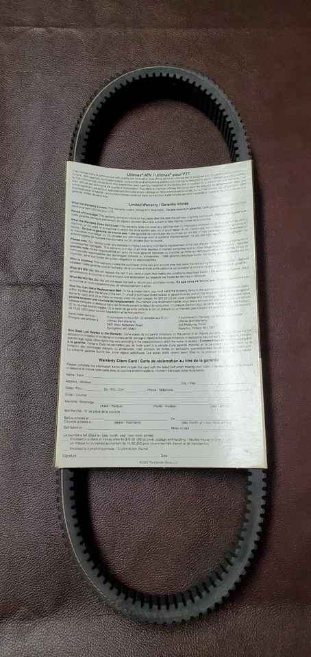 POLARIS Ultimax ATV / UTV/SXS UA426 Drive Belt REPLACES 3211113 - Image 2 of 3