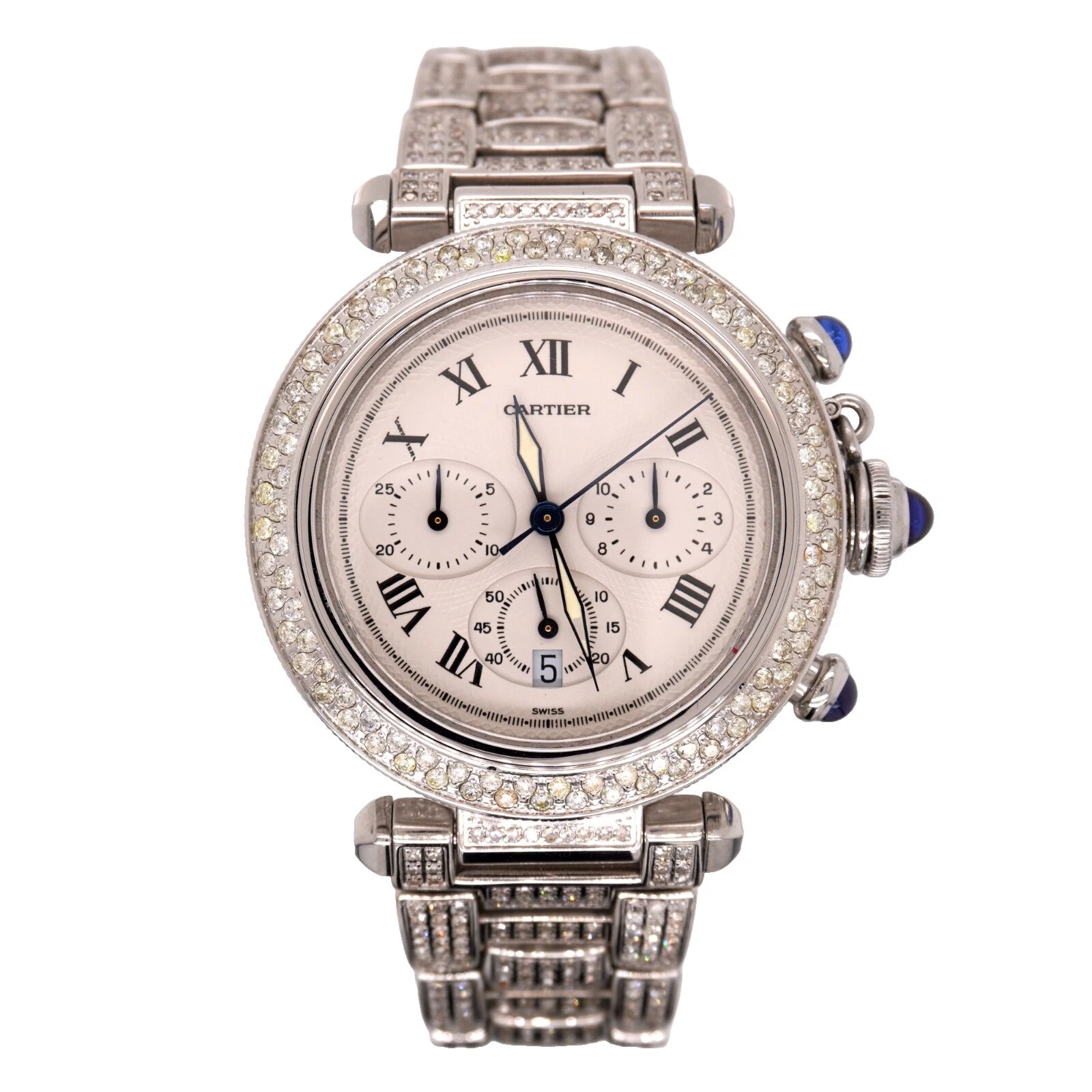 Cartier Pasha Diamond Accent Wristwatches
