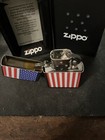 NEW Zippo American Flag Pocket Lighter DOB March of 23 NIB — photo 5