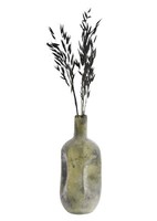 Vase Blumenvase Dekoflasche Glas Matt GrüN Boho Ethno Skandi Madam Stoltz