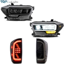 VLAND Full LED Headlights& Full LED Tail Lights For 2016-2023 Toyota Tacoma