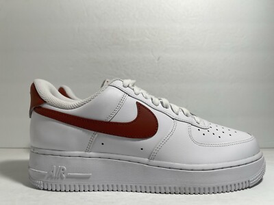 New Nike Air Force 1 07 Flyease Womens Size 9 US White Orange shoe