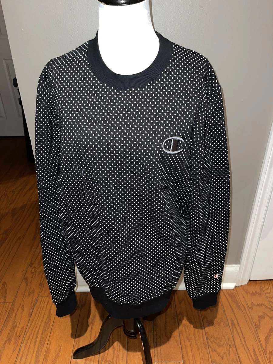 Champion polka dot sweatshirt new arrivals