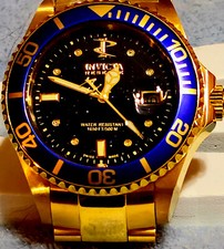 INVICTA RESERVE PRO DVR BLUE SAND STONE/DIAMOND DIAL SWISS MD AUTO ON SALE NOW!!